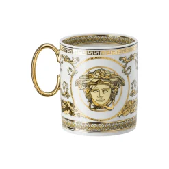 Mug with handle, virtus gala white