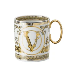 Mug with handle, virtus gala white