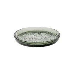 Mummi glasstallerken Ø 15,5 cm, furugrønn