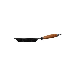 Munkepanne med trehåndtak 20 cm, matte black