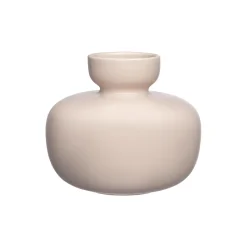 Nappula keramikkvase, beige