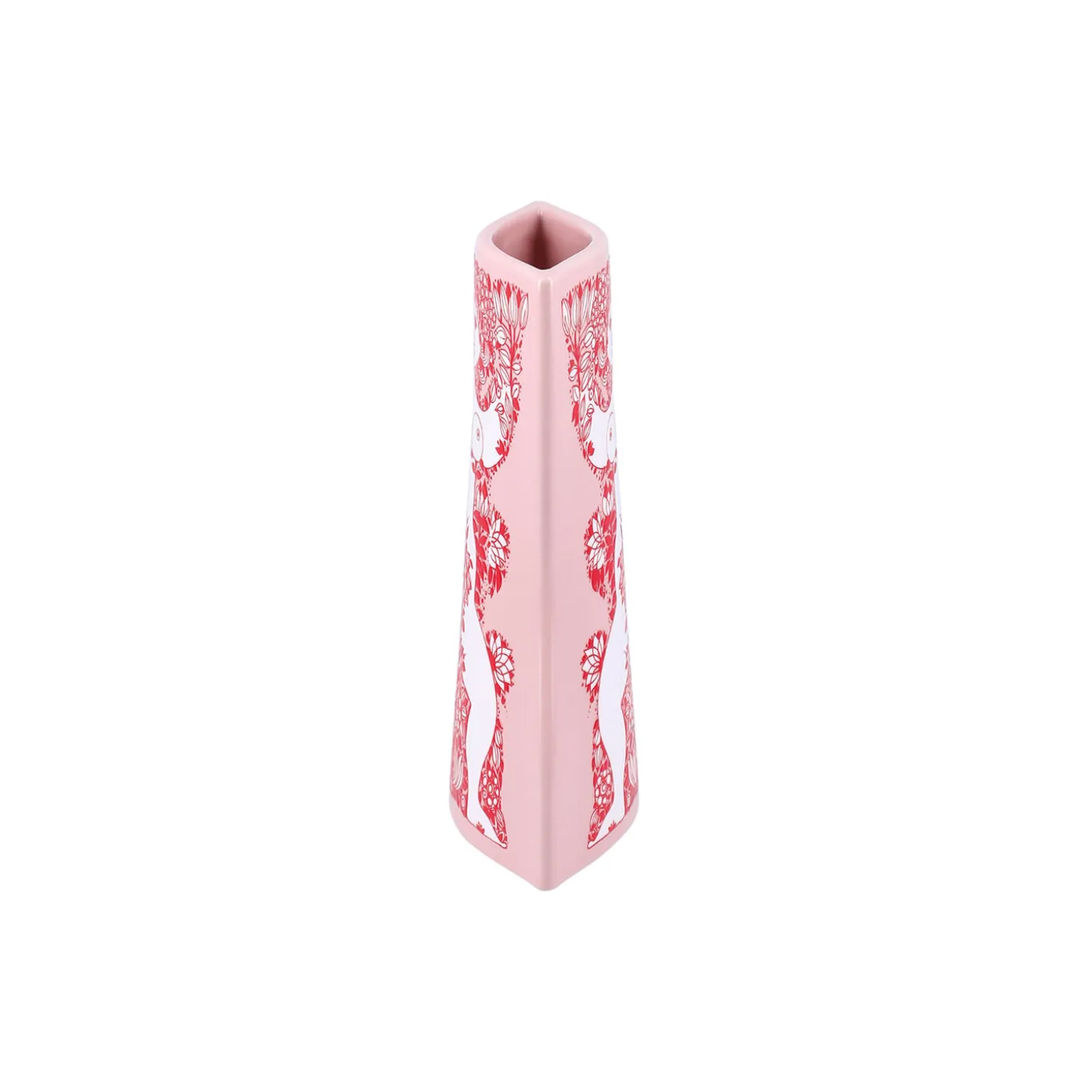 Nina Vase, pink/rød