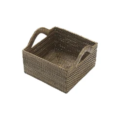 Nitoflett kvadrat kurv, 18 cm
