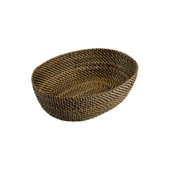 Nitoflett oval brødkurv, 24,5 cm