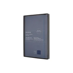 Notebook Leather linjerte sider, blå