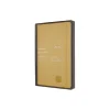 Notebook Leather linjerte sider, gul