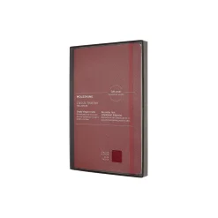 Notebook Leather linjerte sider, bordeaux