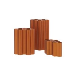 Nuage vase Large, burnt orange