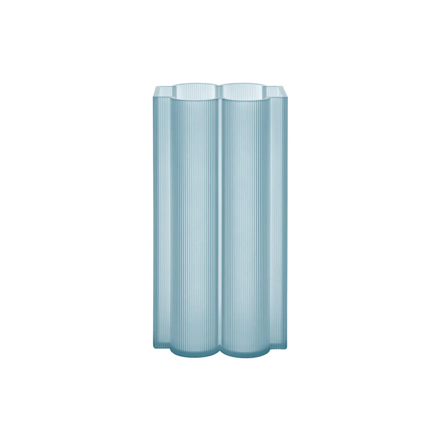 OKRA vase L, light blue