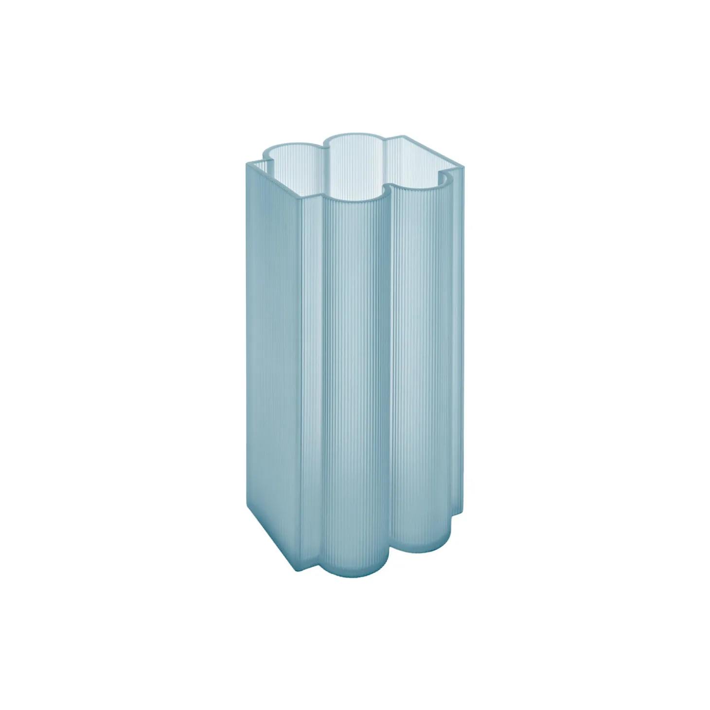 OKRA vase L, light blue