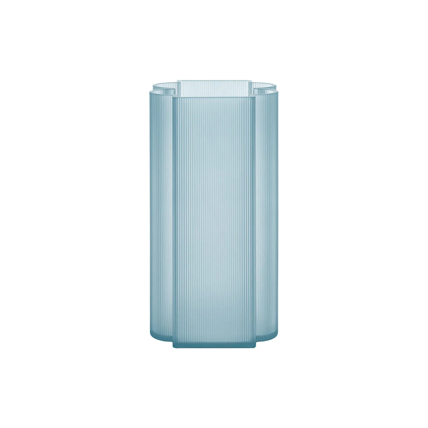 OKRA vase L, light blue