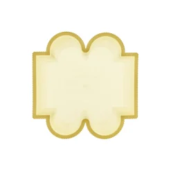 OKRA vase L, yellow