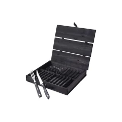 Old Farmer Classic biff/grillbestikk, stål/sort