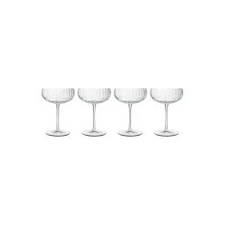 Optica Champagneskål, 4 stk