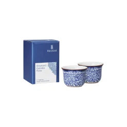 Ostindia Floris eggeglass 2-pk, blå