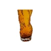 Ostrea Rock vase, amber