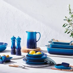 Oval gryteskjeholder, azure blue