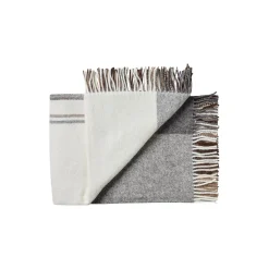 Oxford Throw, 5088whitebrown