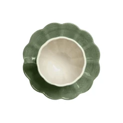 Oyster kopp & underskål 25cl, forest green