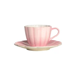 Oyster kopp & underskål 25 cl, light pink