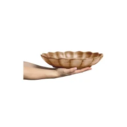 Oyster skål 31cm, cinnamon
