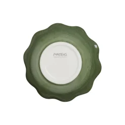 Oyster skål 13cm, forest green