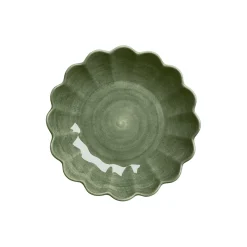 Oyster skål 31cm, forest green