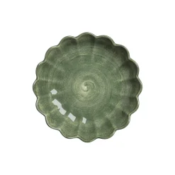 Oyster skål 24cm, forest green