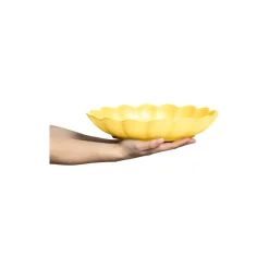 Oyster skål 31cm, yellow