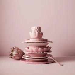 Oyster skål 18x16 cm, light pink