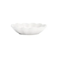Oyster skål 18x16 cm, white