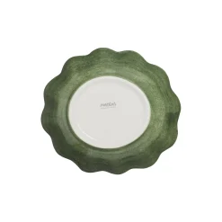 Oyster skål 18x16cm, forest green