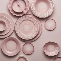 Oyster tallerken 20 cm, light pink