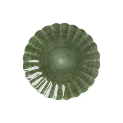 Oyster tallerken 28cm, forest green