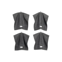 4-Pack Premium håndklær 30X30, anchor grey