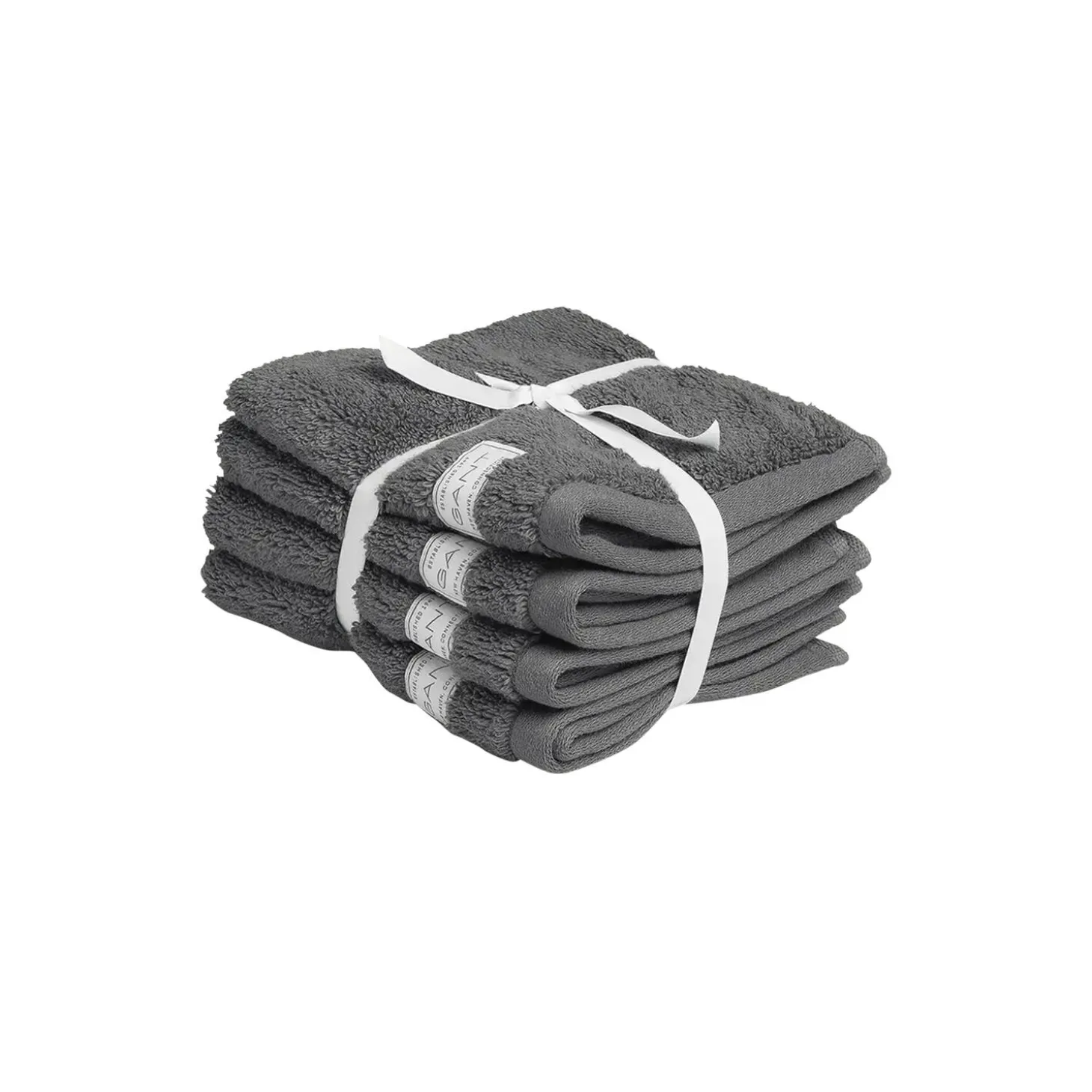 4-Pack Premium håndklær 30X30, anchor grey