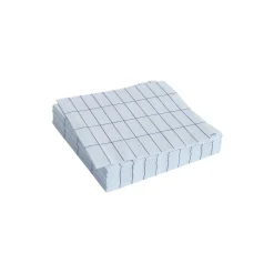 Pattern servietter, light blue/blue grid