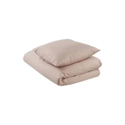 Percale sengetøy, dusty rose