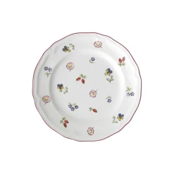 Petite Fleur frokost-/desserttallerken 21 cm, hvit