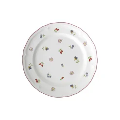 Petite Fleur middagstallerken 26 cm, hvit