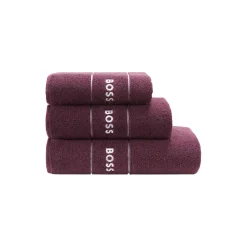 Plain badematte, burgundy