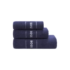 Plain badematte, navy