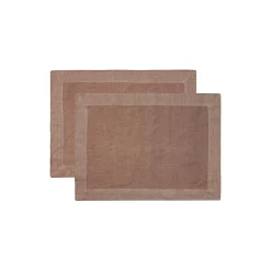 Plain bordbrikke, mahogany brown