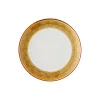 Plate 28 cm, golden coin