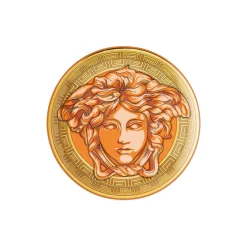Plate 17 cm, orange coin