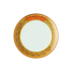 Plate 21 cm, orange coin