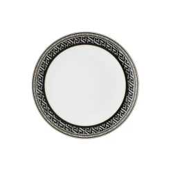 Plate 28 cm, signature black