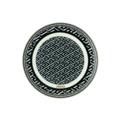 Plate 17 cm, signature black