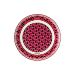 Plate 17 cm, signature red