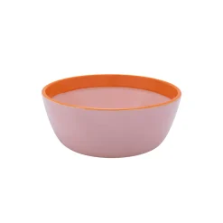Play skål Ø 19 cm, rosa/oransje